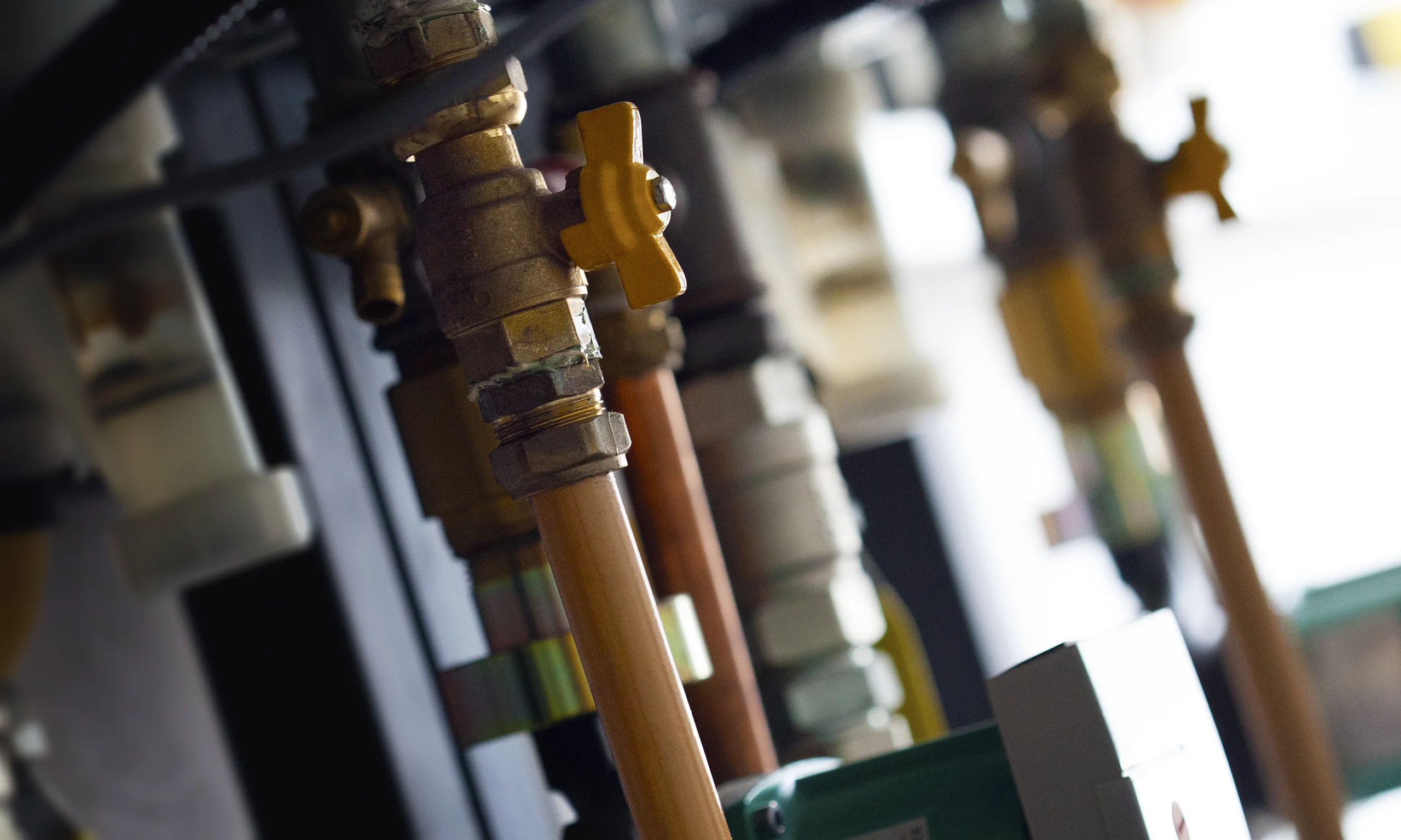 Background image of water pipes