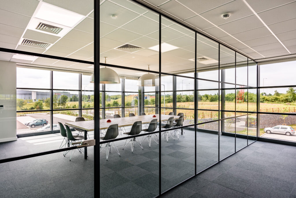 Office area of a client using FM Services of FMS Integrated Building Services.